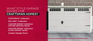 What Style Garage Doors for Craftsman Homes?